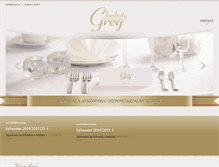 Tablet Screenshot of bankietygreg.pl